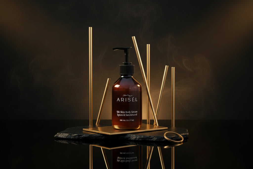 Silk Skin Body Serum, Spices & Sandalwood